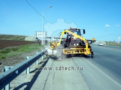 Щетка для мытья барьерных ограждений